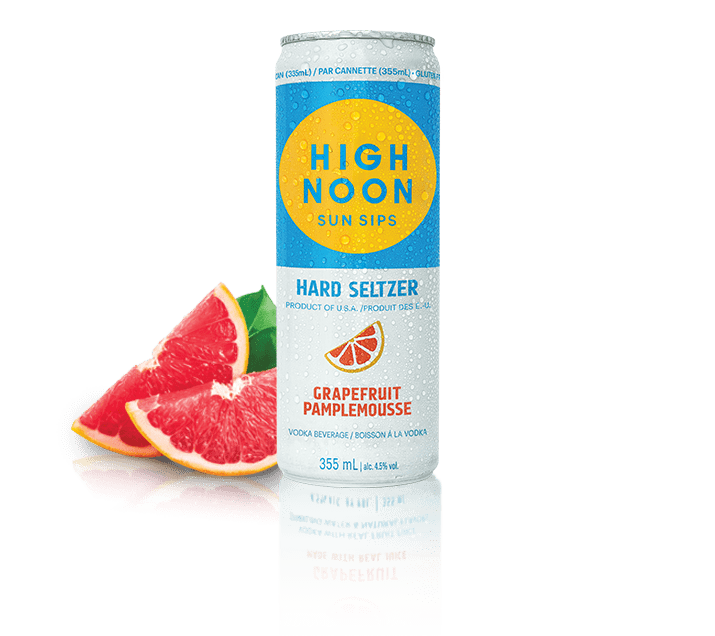 Can of grapefruit high noon seltzers