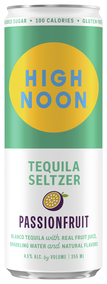 Can of High Noon Passionfruit Tequila Seltzer 