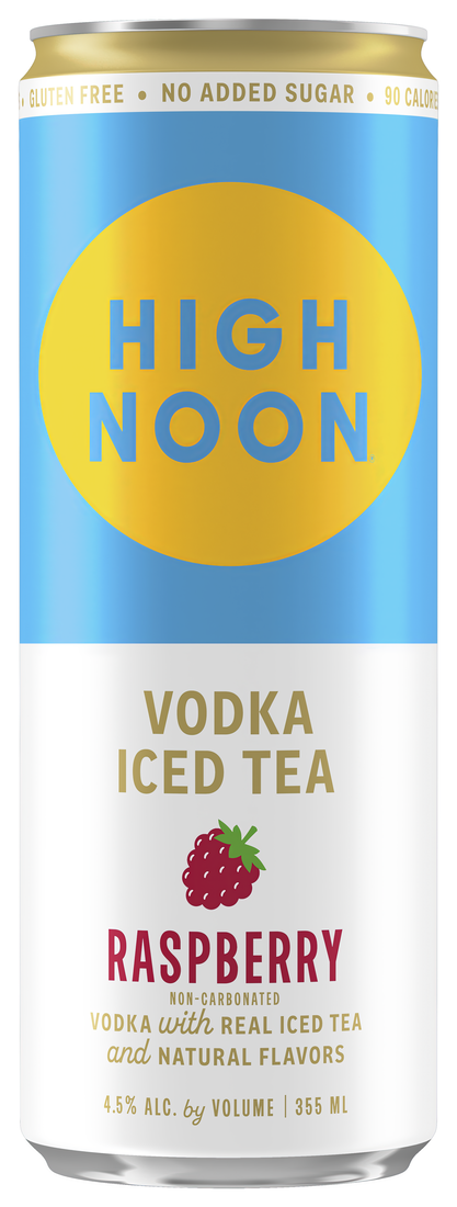 Can of High Noon Raspberry Iced Tea Vodka 