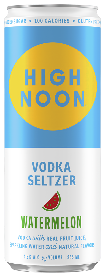 Can of High Noon Peach Vodka Seltzer 