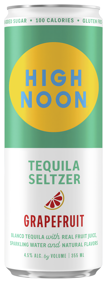 Can of High Noon Grapefruit Tequila Seltzer 