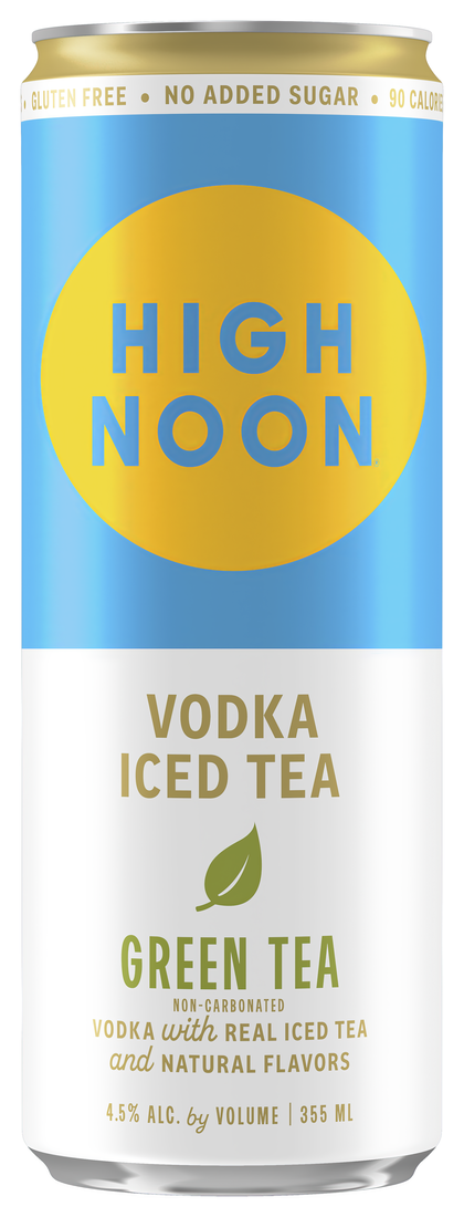 Can of High Noon Green Tea Vodka Iced Tea