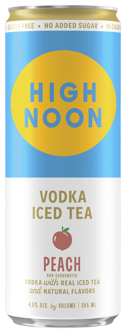 Can of High Noon Peach  Iced Tea Vodka 